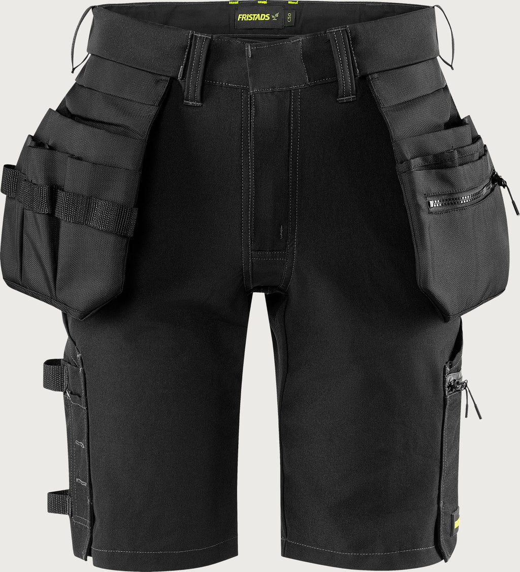 Flex rakentajan stretch shortsit – 2803 GHST - Musta
