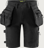 Flex rakentajan stretch shortsit – 2803 GHST - Musta