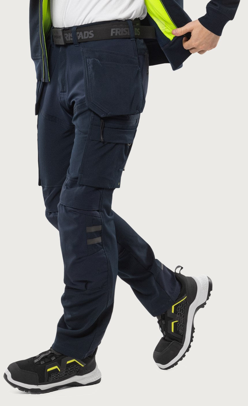 Rakentajan stretch housut – 2596 LWS - Navysininen