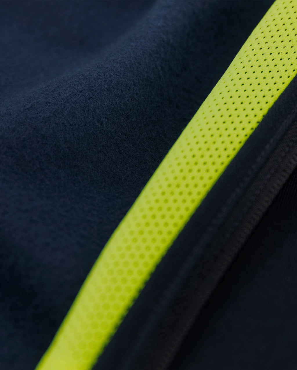 Hupullinen collegetakki – 7550 GSM - Navysininen/Neonkeltainen