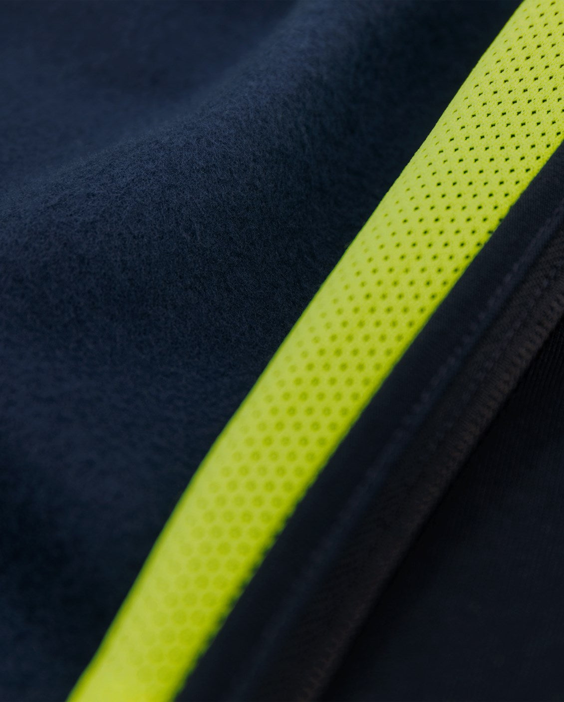Hupullinen collegetakki – 7550 GSM - Navysininen/Neonkeltainen