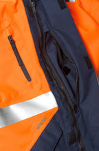Huomiokuoritakki, luokka 3 – GORE-TEX 4988 GXB - Neonoranssi/Tummansininen