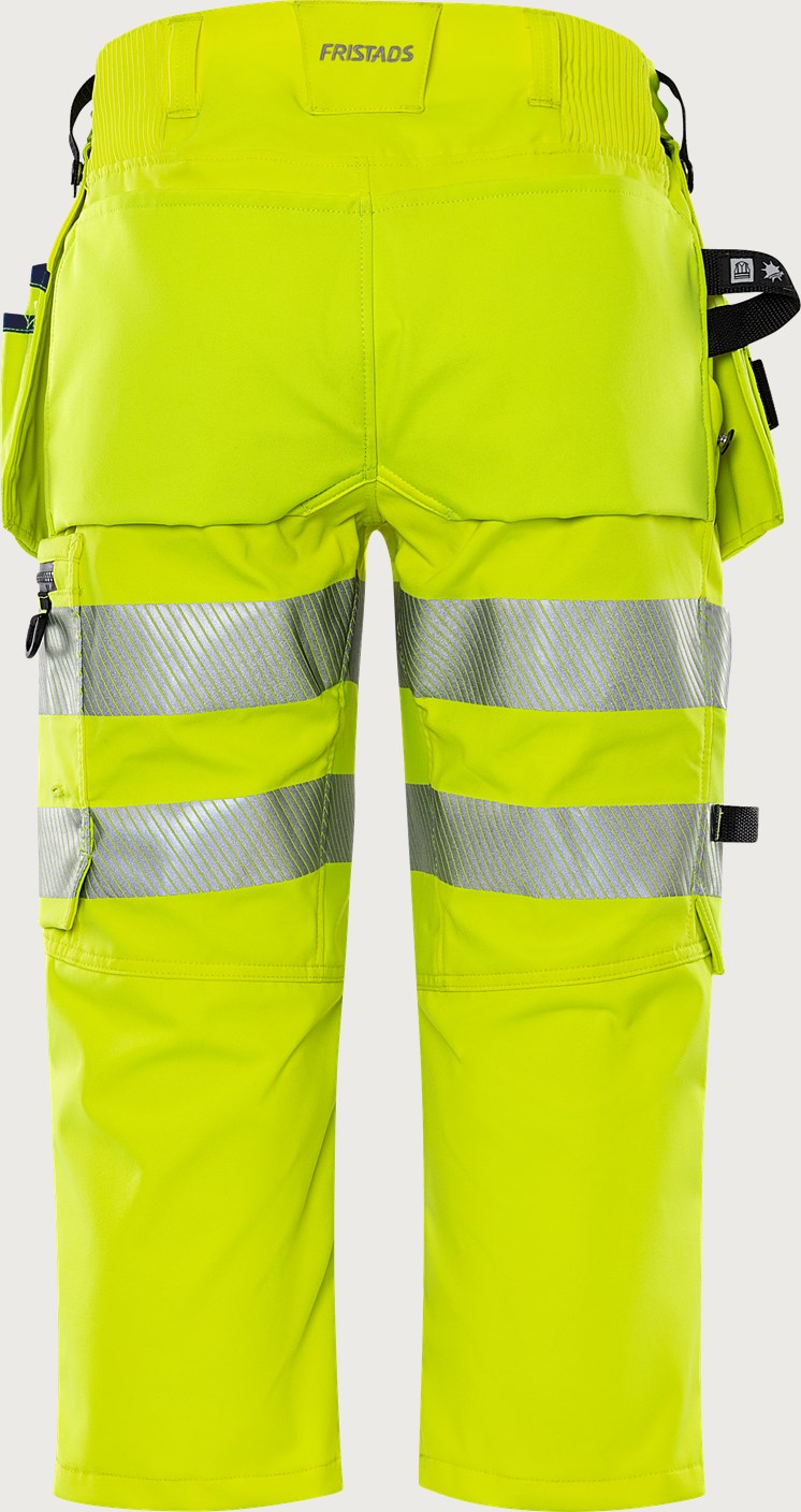 Stretch huomiopiraattihousut, luokka 2 – 2666 GSTP - Neonkeltainen/Tummansininen