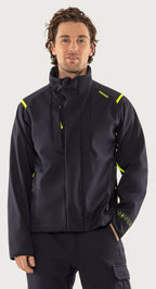 Palosuojattu stretch takki – Flamestat 4180 FSS - Navysininen/Neonkeltainen