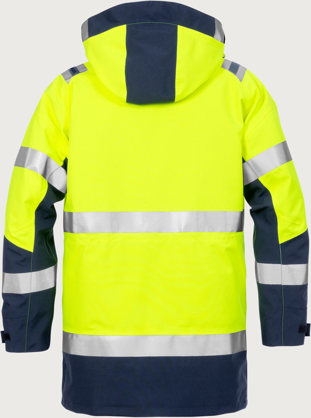 3-in-1 huomiotalviparka, luokka 3 – GORE-TEX 4989 GXB - Neonkeltainen/Tummansininen