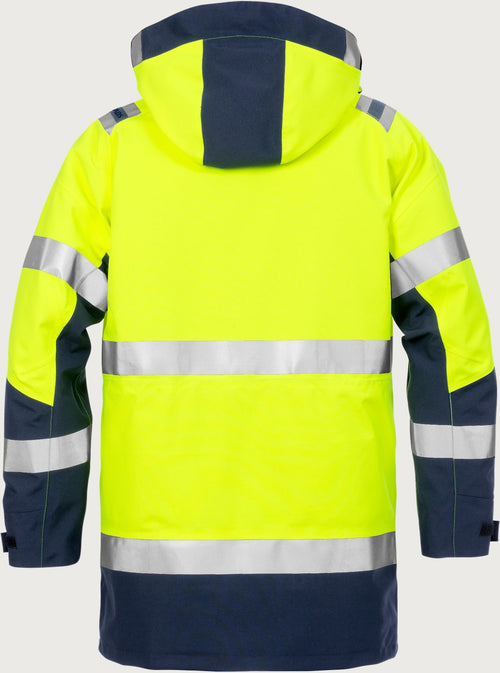3-in-1 huomiotalviparka, luokka 3 – GORE-TEX 4989 GXB - Neonkeltainen/Tummansininen