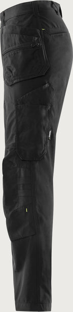 Rakentajan stretch housut – 2230 GHST - Musta