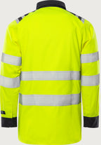 Palosuojattu huomiopaita, luokka 3 – 7050 ATS - Neonkeltainen/Tummansininen