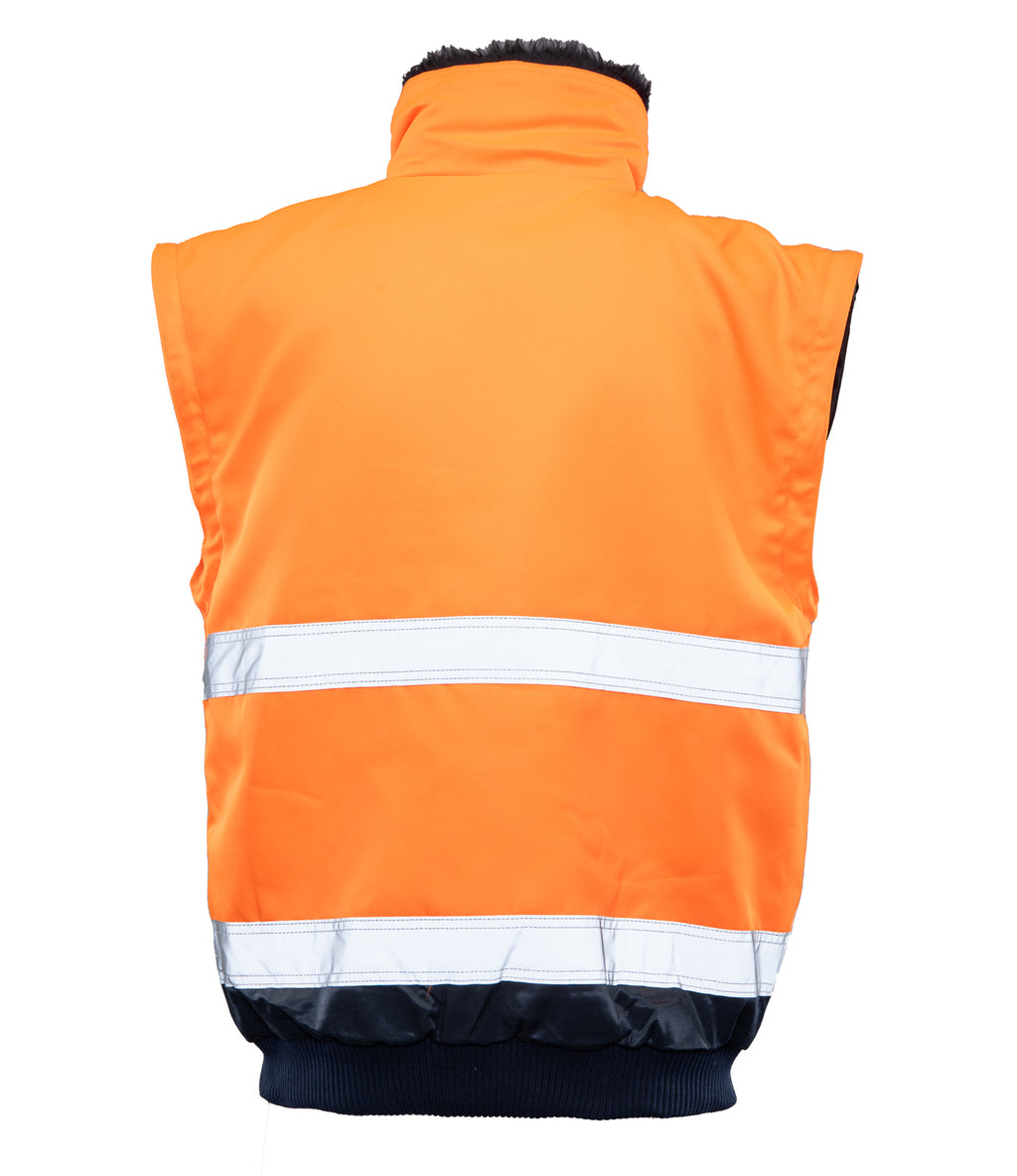 Hi Vis huomiotakki 3-in-1, heijastava, irrotettavat hihat