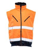 Hi Vis huomiotakki 3-in-1, heijastava, irrotettavat hihat