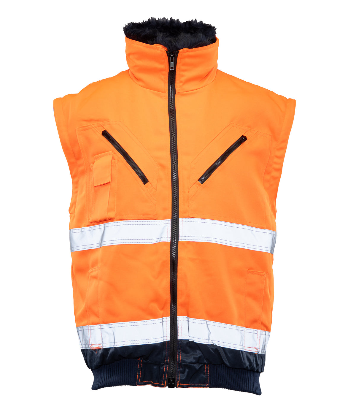 Hi Vis huomiotakki 3-in-1, heijastava, irrotettavat hihat