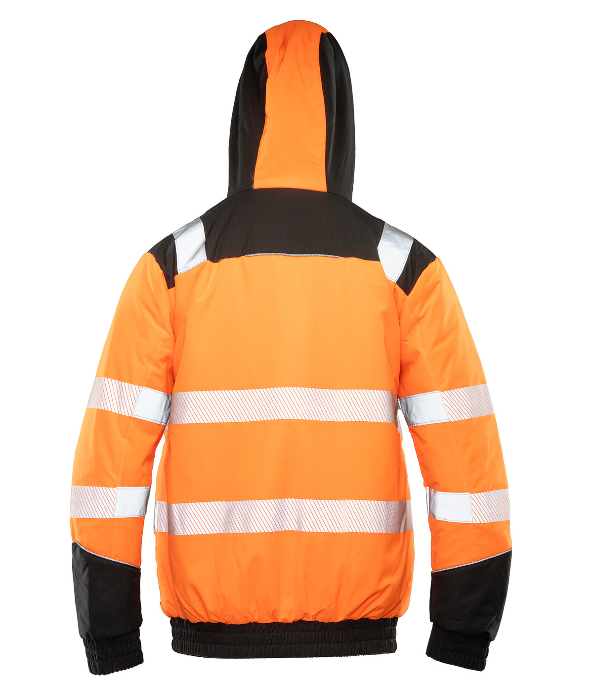 Hi Vis huomiotalvitakki, vuorattu, heijastava, oranssi
