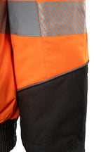 Hi Vis huomiotalvitakki, vuorattu, heijastava, oranssi