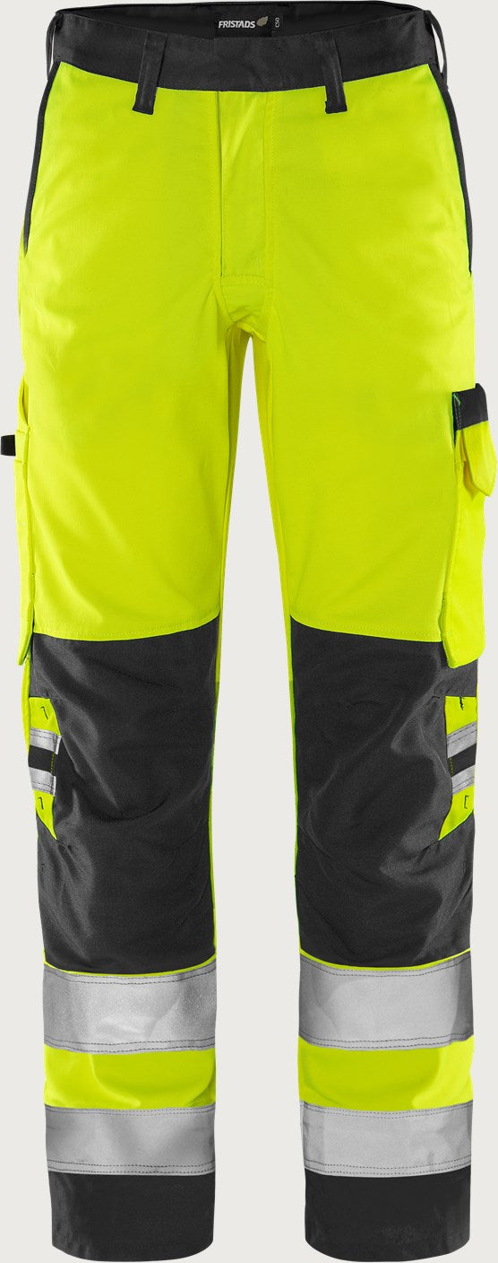 Huomiohousut, luokka 2 – Green 2651 GPLU - Neonkeltainen/Musta