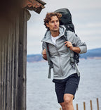 Cobalt Polartec® power stretch® huppari - Vaaleanharmaa