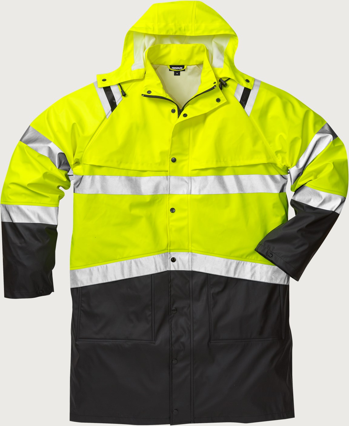 Huomiosadetakki, luokka 3 – 4634 RS - Neonkeltainen/Musta