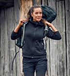 Cobalt Polartec® power stretch® huppari naisten - Musta