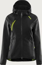 Naisten tekninen hupullinen softshell takki – 4872 GBF - Musta