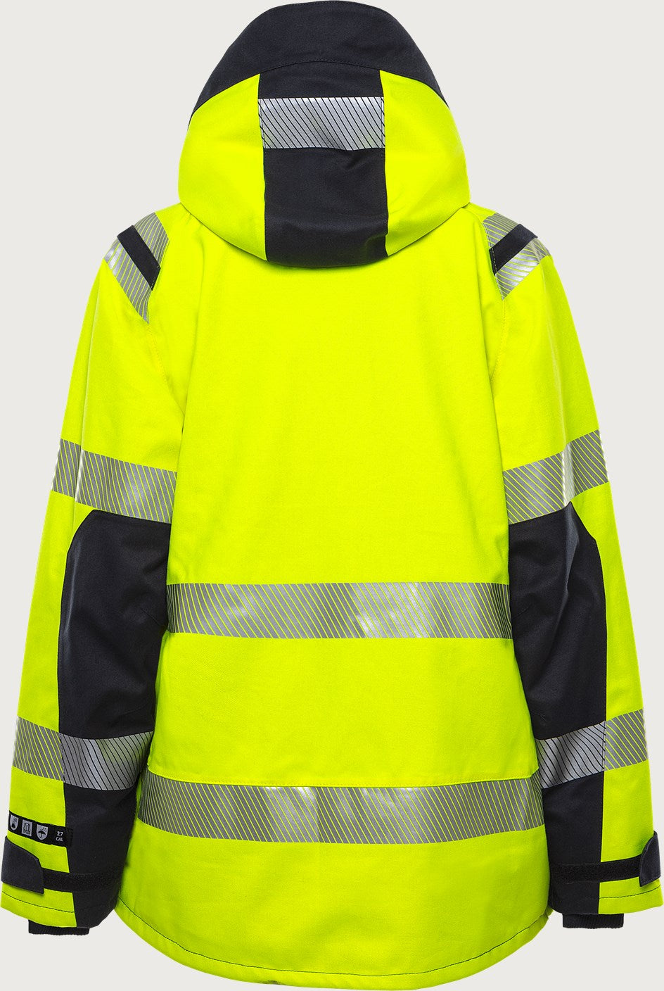 Naisten palosuojattu huomiokuoritakki, luokka 3 – Flamestat Airtech® 4526 ATHR - Neonkeltainen/Tummansininen