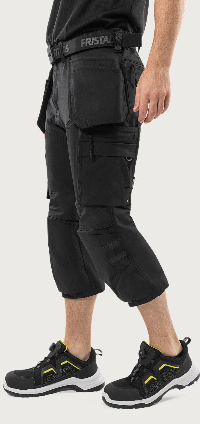 Rakentajan stretch piraattihousut – 2600 GLWS - Musta