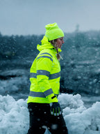 Naisten huomiotalvitakki, luokka 3 – 4683 GLPS - Neonkeltainen