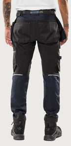 Rakentajan stretch housut – 2900 GWM - Navysininen