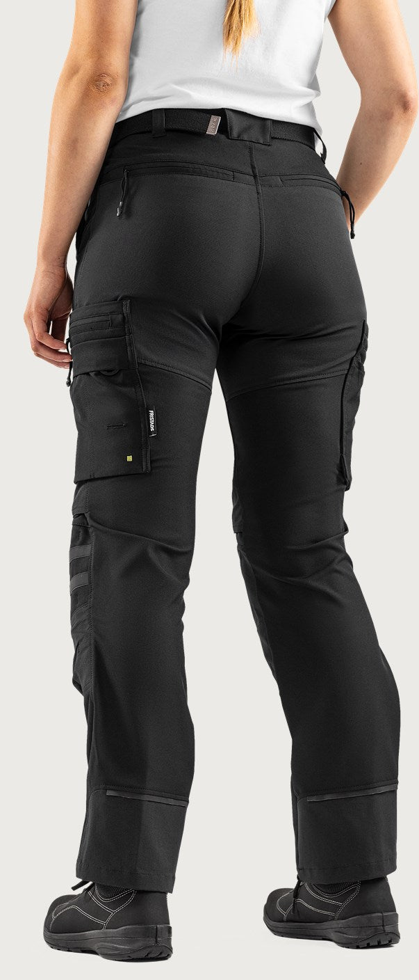 Naisten stretch housut – 2654 GLWS - Musta