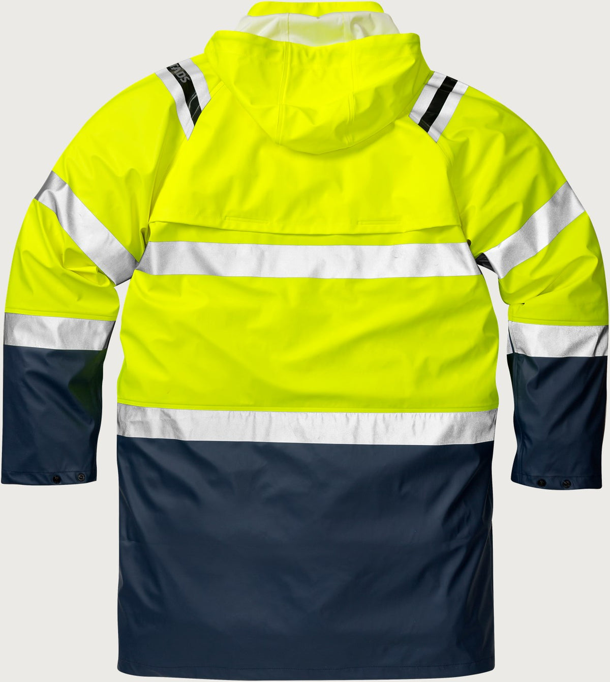 Huomiosadetakki, luokka 3 – 4634 RS - Neonkeltainen/Tummansininen