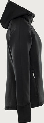 Cobalt Polartec® power stretch® huppari naisten - Musta