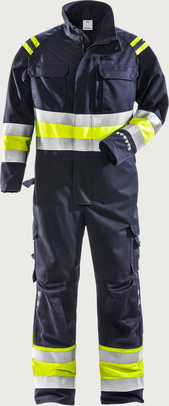 Palosuojattu huomioumpihaalari, luokka 1 – Flamestat 8174 ATHS - Neonkeltainen/Tummansininen