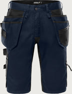 Rakentajan stretch shortsit – 2902 GWM - Navysininen