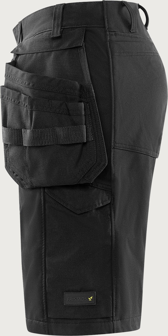 Rakentajan stretch shortsit – 2831 GSTT - Musta