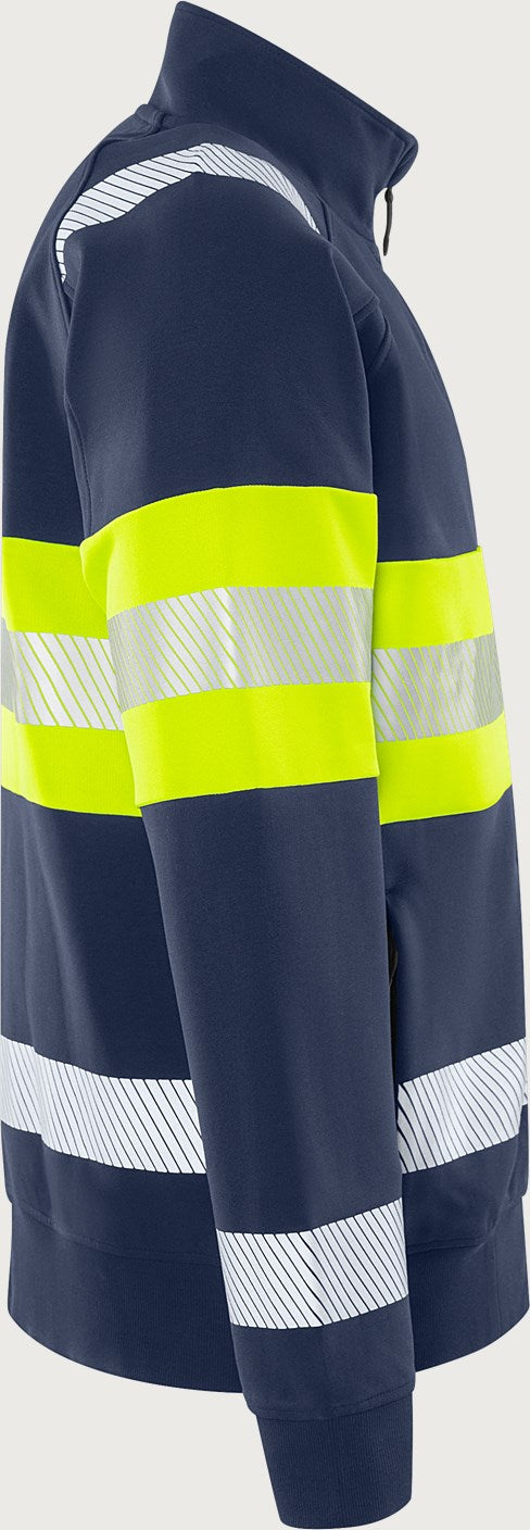 Huomiocollegetakki, luokka 1 – 7531 GKC - Neonkeltainen/Tummansininen