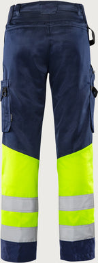 Huomiohousut, luokka 1 – Green 2649 GPLU - Neonkeltainen/Tummansininen