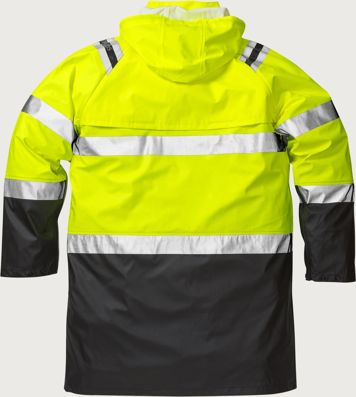 Huomiosadetakki, luokka 3 – 4634 RS - Neonkeltainen/Musta