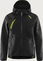 Tekninen hupullinen softshell takki – 4871 GBF - Musta