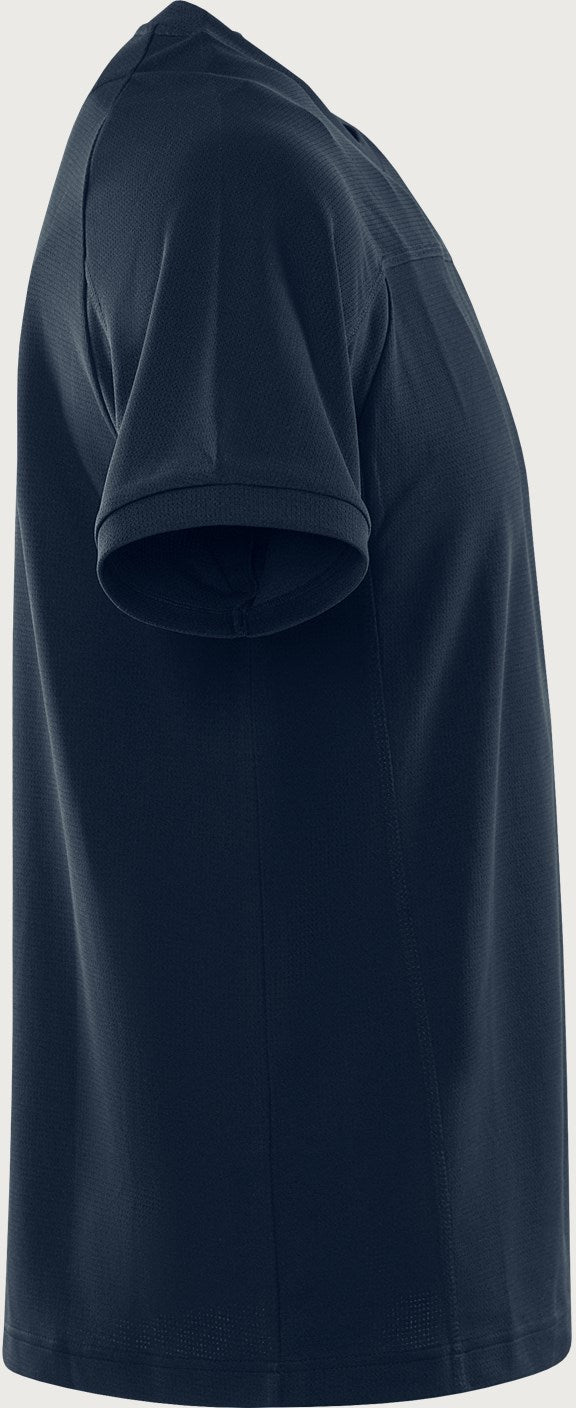 Tekninen T-paita – 7554 GPIN - Navysininen/Neonkeltainen