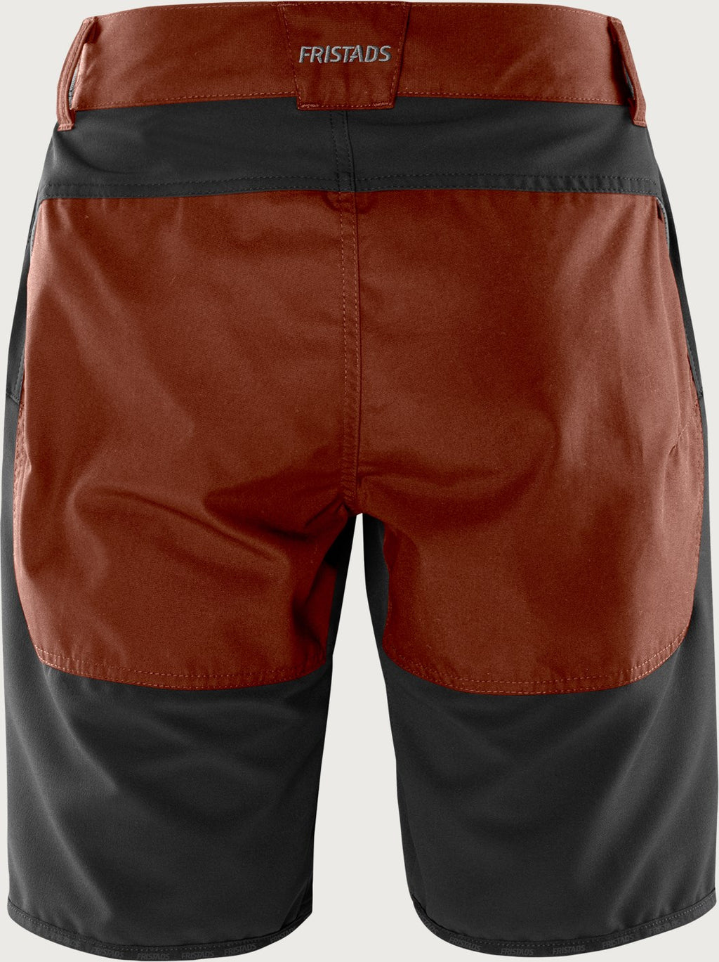Carbon semistretch shortsit naisten - Ruosteenpunainen/Musta