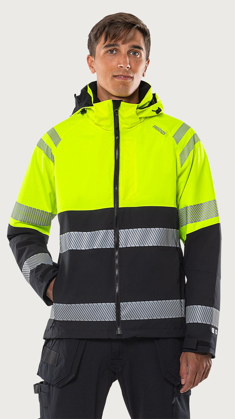 Stretch huomiokuoritakki, luokka 1 – 4690 GLS - Neonkeltainen/Musta