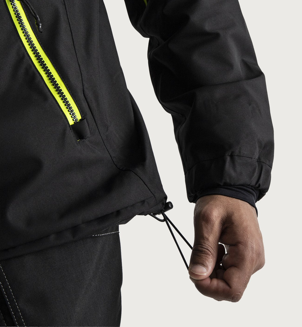 Kuoritakki – GORE-TEX 4864 GXP - Musta/Neonkeltainen