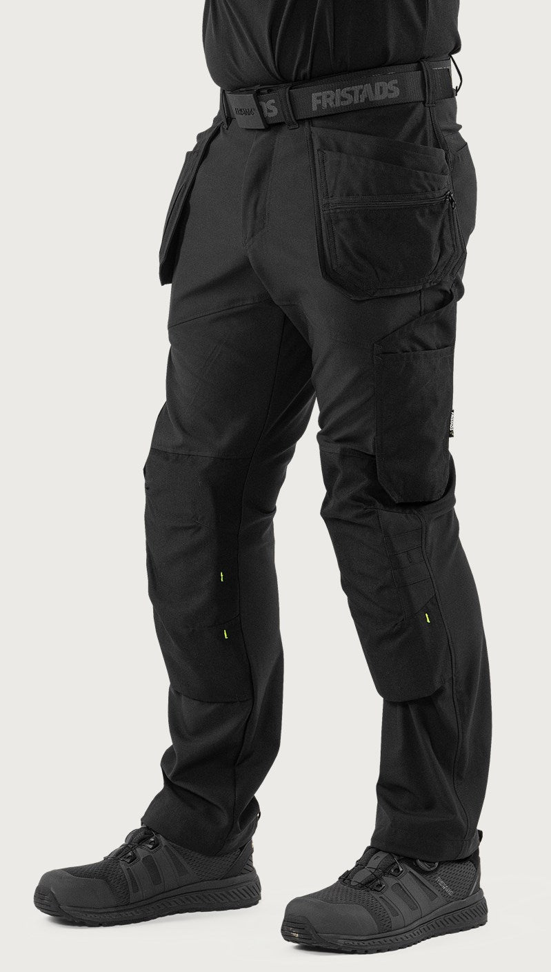 Rakentajan stretch housut – 2230 GHST - Musta