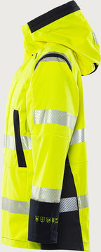 Palosuojattu huomioanorakki, luokka 3 – Flamestat 4019 FSS - Neonkeltainen/Tummansininen