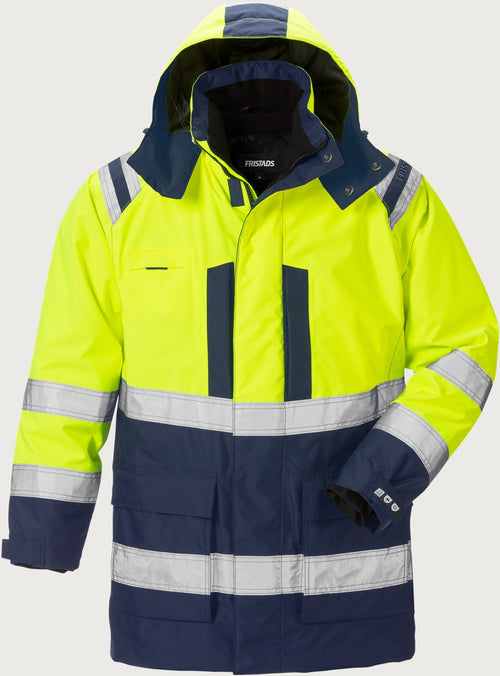 3-in-1 huomioparkatakki, luokka 3 – Airtech® 4036 GTT - Neonkeltainen/Tummansininen