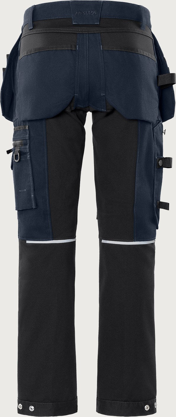 Rakentajan stretch housut – Green 2530 GCYD - Navysininen
