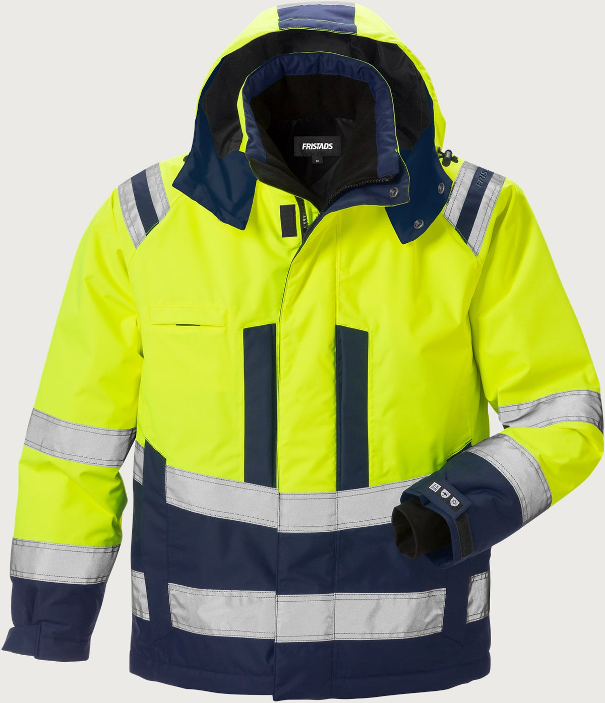 Huomiotalvitakki, luokka 3 – Airtech® 4035 GTT - Neonkeltainen/Tummansininen