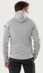Cobalt Polartec® power stretch® huppari - Vaaleanharmaa
