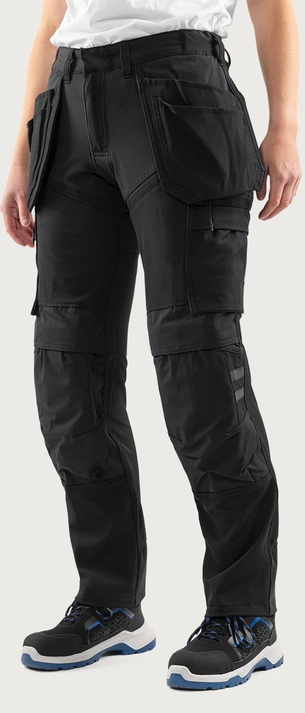 Naisten rakentajan stretch housut – 2599 LWS - Musta