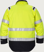Palosuojattu huomiotalvitakki, luokka 3 – Flamestat 4185 ATHS - Neonkeltainen/Tummansininen