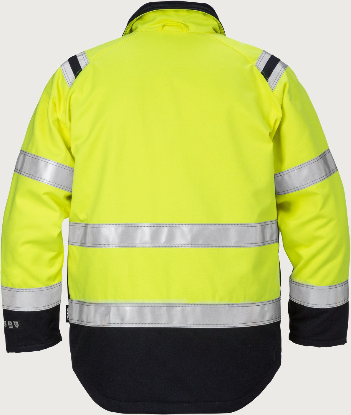 Palosuojattu huomiotalvitakki, luokka 3 – Flamestat 4185 ATHS - Neonkeltainen/Tummansininen
