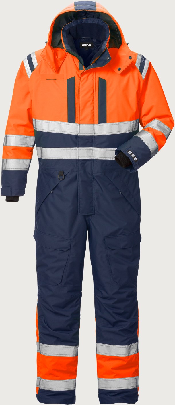Huomiotalviumpihaalari, luokka 3 – Airtech® 8015 GTT - Neonoranssi/Tummansininen